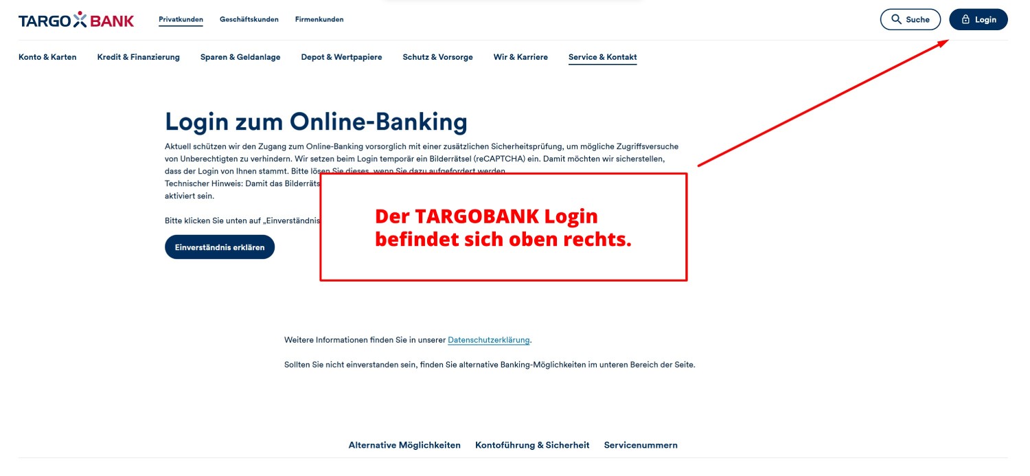 TARGOBANK Login: Direkt ins Online-Banking
